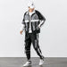 Hip Hop Work Wear Men's Jacket & Pant 2PCs Set Tracksuit Clothing