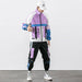 Hip Hop Work Wear Men's Jacket & Pant 2PCs Set Tracksuit Clothing