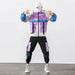 Hip Hop Work Wear Men's Jacket & Pant 2PCs Set Tracksuit Clothing