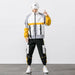 Hip Hop Work Wear Men's Jacket & Pant 2PCs Set Tracksuit Clothing