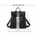 Fashion Multifunction Backpack Women Plaid Leather Small Travel Bags