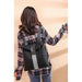 Fashion Multifunction Backpack Women Plaid Leather Small Travel Bags