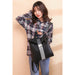 Fashion Multifunction Backpack Women Plaid Leather Small Travel Bags