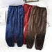 Pajama Pants Men Loose Coral Velvet Trousers Autumn Winter Flannel Soft Warm Pants