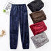Pajama Pants Men Loose Coral Velvet Trousers Autumn Winter Flannel Soft Warm Pants