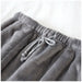 Pajama Pants Men Loose Coral Velvet Trousers Autumn Winter Flannel Soft Warm Pants