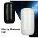 Thermos Bottle Starry Sky Mini Small Capacity Leak-proof Coffee Mug 304 Stainless Steel Bottle Cup