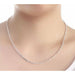 925 Sterling Silver Snake Chain Beads Necklace For Women Man Fashion Jewelry