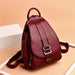 Women Leather Backpacks Fashion Shoulder Travel Backpack Bags