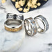 4 COLORS Vintage Stainless Steel Ring Jewelry for Men & Women Couple Wedding Bands
