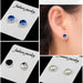 1 Pair Slimming Earrings Magnetic Metabolism-Boosting Stone Stud Earrings Jewelry