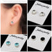 1 Pair Slimming Earrings Magnetic Metabolism-Boosting Stone Stud Earrings Jewelry