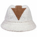 New Arrival Lamb Wool Bucket Hat Winter Warm Caps Faux Fur Printed Men Women Hat