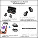 TWS Wireless Earphones Bluetooth 5.0 9D Bass Stereo Waterproof Earbuds