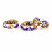 Dried Flowers Resin Rings Petals Gold Foil Paper Inside Resin Ring Jewelry For Women