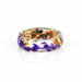 Dried Flowers Resin Rings Petals Gold Foil Paper Inside Resin Ring Jewelry For Women