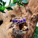 Dried Flowers Resin Rings Petals Gold Foil Paper Inside Resin Ring Jewelry For Women