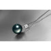 Natural Freshwater Pearl Pendant Necklace 925 Sterling Silver Necklace Jewelry
