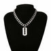 Gothic Shaver Pendant Necklace Jewelry Women Fashion Gothic Choker Chain Necklace