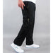 Men's Sweatpants Trousers Autumn Winter Velvet Warm Quick-drying Loose Winter Wear Pants