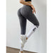 Striped Alphabet Woman Seamless Legging Yoga Pants Sports High Waist Full Length Fitness Workout Leggings