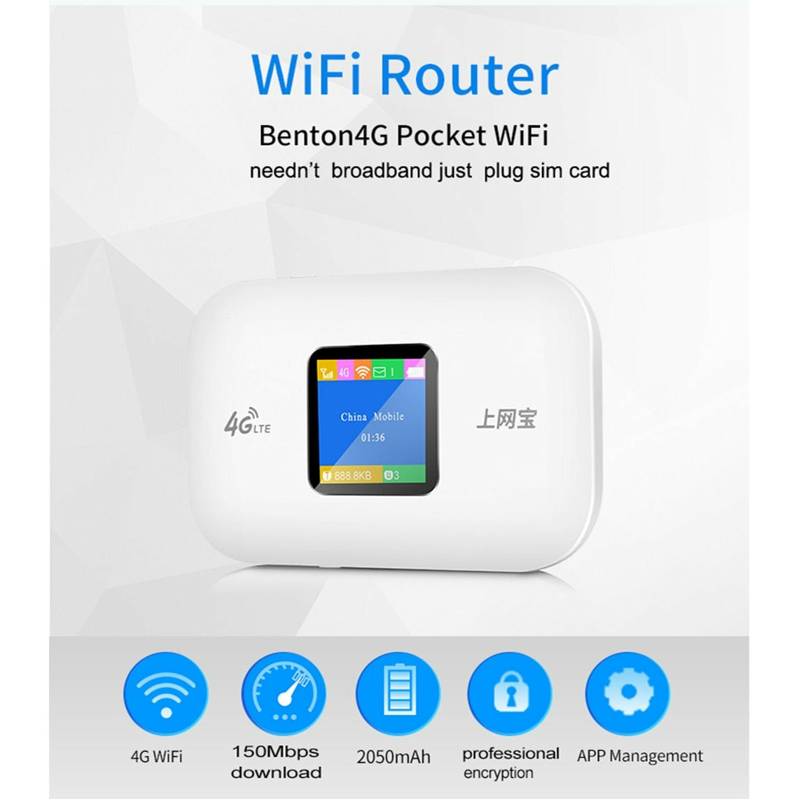 4G Wifi Mini Router Wireless Portable Pocket Router With Sim Card Slot ...