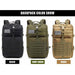 Large Capacity Men Military Tactical Backpack Softback Waterproof Hiking Camping Hunting Bags