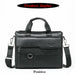 Men Briefcase Genuine Leather Bag Business Class Crossbody Gentlemen Travel Office Bags