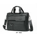 Men Briefcase Genuine Leather Bag Business Class Crossbody Gentlemen Travel Office Bags