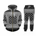 Hip Hop Jogger Sweatshirt Sweatpants Paisley Graphic Tracksuit For Men & Women