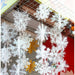 30pcs Christmas Party White Snowflake Decor For home Hanging Pendants New Year Gifts Xmas Tree Ornaments Decoration
