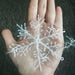 30pcs Christmas Party White Snowflake Decor For home Hanging Pendants New Year Gifts Xmas Tree Ornaments Decoration