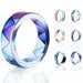 Resin Ring Colorful Memory Irregular Space Film Paper Inside Ring for Women Handmade Jewelry Friendship Wedding Band Rings Gifts