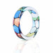 Resin Ring Colorful Memory Irregular Space Film Paper Inside Ring for Women Handmade Jewelry Friendship Wedding Band Rings Gifts