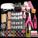 Pro Acrylic Nail Kit Full Manicure Set With Nail Lamp Drill Machine Acrylic Powder Nail Art Tools Kit