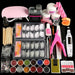 Pro Acrylic Nail Kit Full Manicure Set With Nail Lamp Drill Machine Acrylic Powder Nail Art Tools Kit