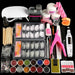 Pro Acrylic Nail Kit Full Manicure Set With Nail Lamp Drill Machine Acrylic Powder Nail Art Tools Kit