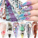 Nail Foils Stickers Snake Print Leopard Wild Animal Skin Slider Sticker
