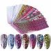 Nail Foils Stickers Snake Print Leopard Wild Animal Skin Slider Sticker