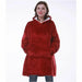 Oversized Hoody Blanket Winter Sweatshirt Hoodies Fleece Blanket With Sleeves