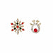 Creative Stylish Elk Crystal Deer Stud Earrings Women Fashion Jewelry