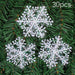 Snowflake Christmas Tree Decoration 30Pcs Snow Pendant Ornaments
