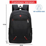 Waterproof Solid Large Backpack Travel Laptop USB Charging Headphone Jack Bags
