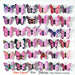 Butterflies Wall Stickers Home Decor Multicolor Double Layer 3D Butterfly Sticker 12Pcs