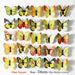 Butterflies Wall Stickers Home Decor Multicolor Double Layer 3D Butterfly Sticker 12Pcs