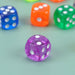 10Pcs High-Quality Acrylic 6-Sided Round Corner Dice Bar Club Party Family Games
