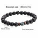 Unisex Bracelet Natural Moonstone Bead Bracelet Lava Stone Bracelets Jewelry