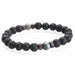 Unisex Bracelet Natural Moonstone Bead Bracelet Lava Stone Bracelets Jewelry