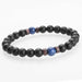 Unisex Bracelet Natural Moonstone Bead Bracelet Lava Stone Bracelets Jewelry