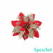 5pcs Artificial Flowers Glitter Flowers Home Decoration DIY Gift Ornament